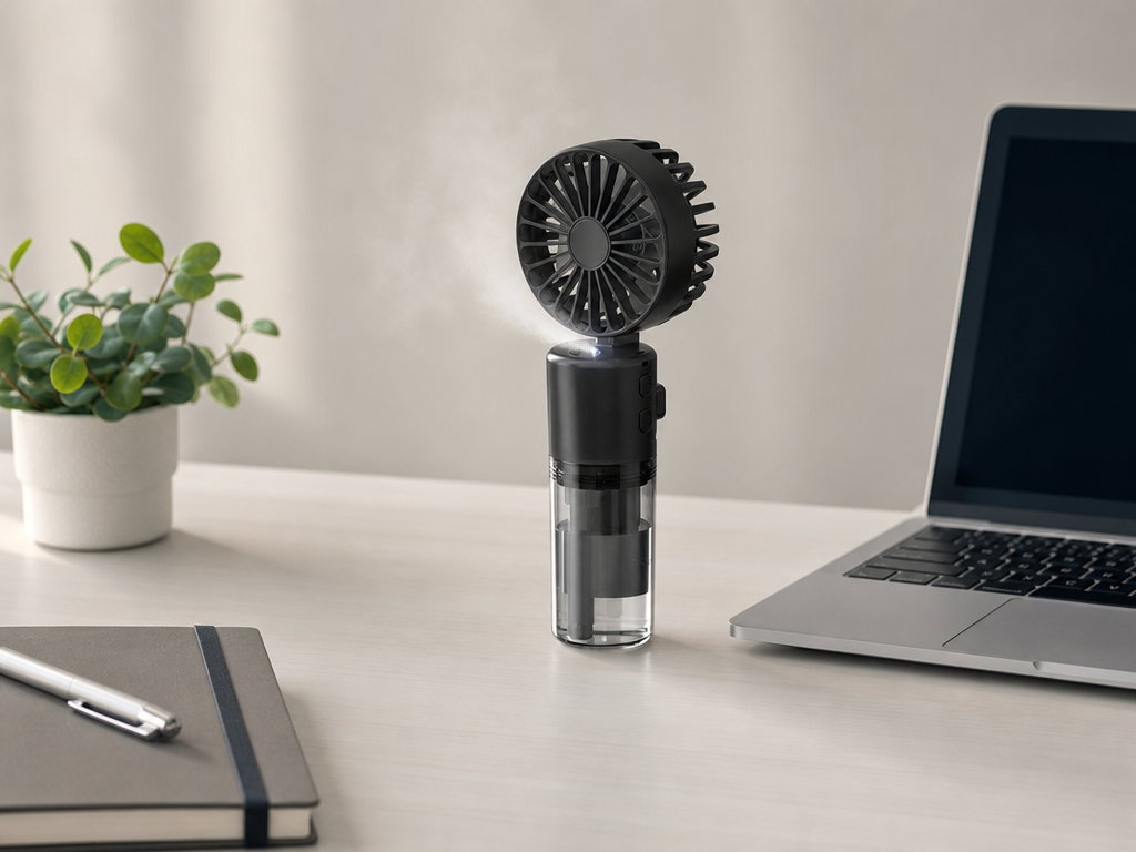Portable Handheld Spray Mist Fan